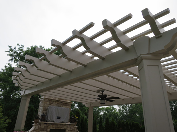 Diamond pergola