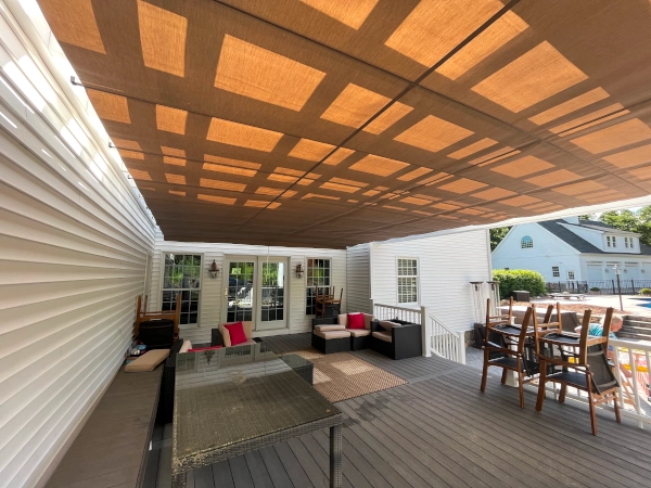 A beautiful Retractable shade in Connecticut