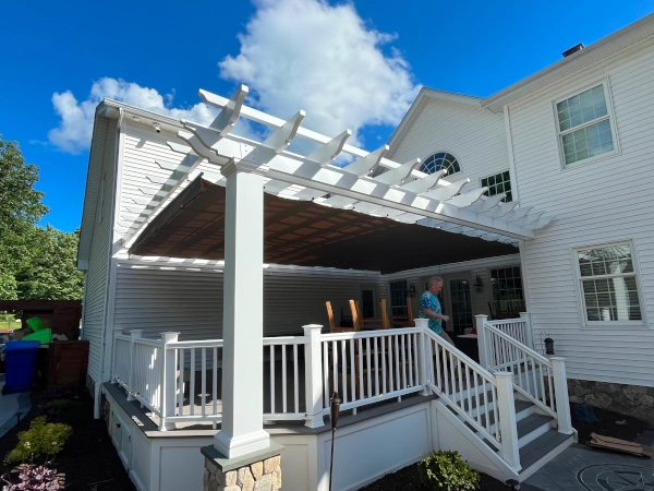 A beautiful Retractable shade in Connecticut